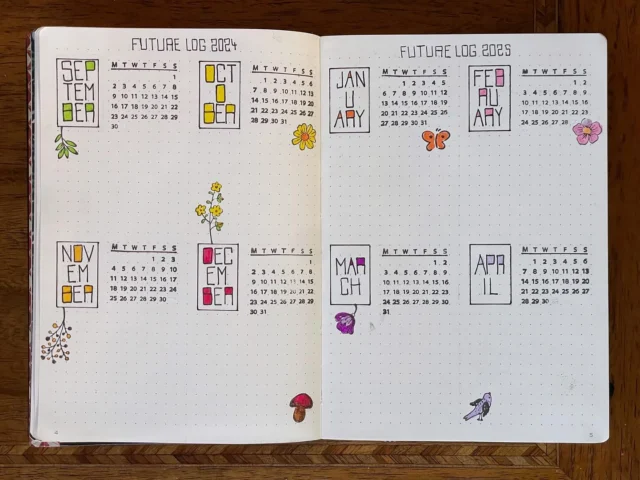 My #bulletjournal is running out, so I’m starting a new one in September. Fresh journal setup is always nice!

#bujo #futurelog